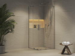 RAVAK Zuhanykabin, Ravak Roll RORV2 zuhanykabin 80x80 cm, króm X14V40C00Z1 - zuhanykabin