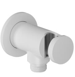 RAVAK Kézizuhany, Ravak Spring kézizuhany tartó 707.10WHM, matt fehér X070564