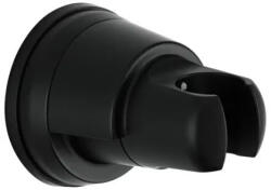 Deante Kézizuhany, Deante Easy-Fix kézizuhany tartó, kerek, tapadókoronggal, fekete NDD_N21U