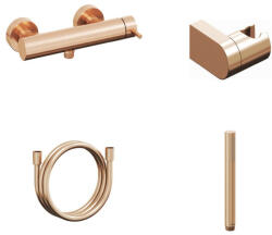 RAVAK Zuhany csaptelep, Ravak Espirit zuhany csaptelep szettel, ES 032.60RGB+S, rose gold X07S132 - zuhanykabin