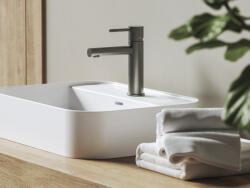 RAVAK Mosdó csaptelep, Ravak Nox mosdó csaptelep 190 mm, NX 014.20GB, grafit X070695 - zuhanykabin