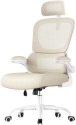 SONGMICS Irodai szék, ergonomikus forgó szék, légáteresztő, homokbézs (OBN041L01)