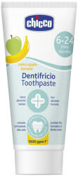 Chicco Fluoridos Fogkrém Alma-Banán Ízesítéssel 50ml - 6-24 Hónapos Korra, Gyengéd Tisztítás és Fogzománc Védelem