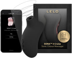 LELO Sona 3 Cruise - stimulator clitoridian cu unde sonore - silicon negru (7350075029820) Vibrator