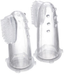 Canpol babies Első Ujjra Húzható Masszázskefe Tokban - Fogíny Masszírozó és Szájápoláshoz, Újszülött Kortól