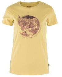 Fjällräven Arctic Fox Print T-Shirt Women Tricou cu mânecă scurtă Mais Yellow S