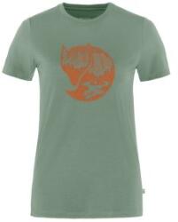 Fjällräven Abisko Wool Fox SS Women Tricou cu mânecă scurtă Patina Green-Terracotta Brown XL