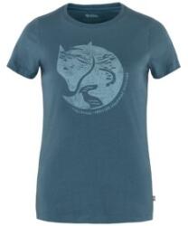 Fjällräven Arctic Fox Print T-Shirt Women Tricou cu mânecă scurtă Indigo Blue M