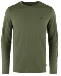 Fjall Raven Abisko Wool LS Men Tricou cu mânecă lungă Laurel Green M