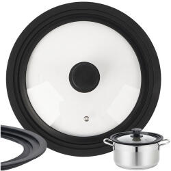 Ruhhy 3 az 1-ben szilikon edény fedő 24/26/28 cm 25560 (5900779955684)