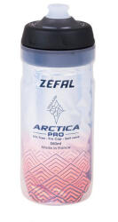 Zéfal Arctica Pro 55 hőszigetelt (2, 5 óra) kulacs, 550 ml, csavaros, ezüst-piros