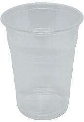  Pohár eldobható műanyag 4 dl víztiszta PP 50 darabos (11754)