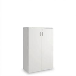 Rauman Dulap mediu SimpleOffice 80 x 40 x 120 cm, alb (CF-0812B_CF-1397) Dulap arhivare