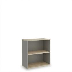 Rauman Dulap mic SimpleOffice 80 x 40 x 80 cm, stejar deschis / gri (CF-0808A_CF-1550/CF8820) Dulap arhivare
