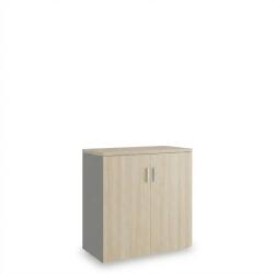 Rauman Dulap mic SimpleOffice 80 x 40 x 80 cm, stejar deschis / gri (CF-0808B_CF-1550/CF8820) Dulap arhivare