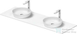 Duravit SIVIDA 2 db mosdó+161 cm-es pult kombináció Sivida bútorhoz, matt szatén fehér 2680053200 (2680053200)