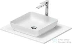 Duravit SIVIDA 40x40 cm-es mosdó+62 cm-es pult kombináció Sivida bútorhoz, matt szatén fehér 2680063200 (2680063200)