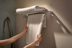 Hansgrohe AddStoris S törölköző tartó polccal, króm 41781000 (41781000)