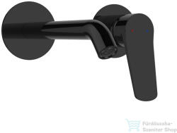 INVENA ALONIA falsík alatti mosdó csaptelep, leeresztő nélkül, PVD fényes fekete BP-70-U04-V (BP-70-U04-V)