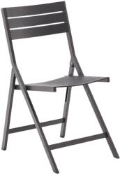 Kave Home Fekete alumínium kerti összecsukható szék Kave Home Torreta (LF-J0600087NN02)