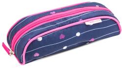 Belmil Tolltartó, henger alakú, cippzáras, BELMIL Simple Hearts , rózsaszín szív (335-78/346) - kellekanyagonline