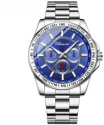 CHENXI Férfi Quartz Karóra Kék számlappal Díszdobozban- Ezüst (TM16-MAN)