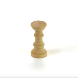  Fa gyertyatartó 1db-os, I alakú 8cm