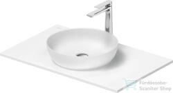 Duravit SIVIDA mosdó+82 cm-es pult kombináció Sivida bútorhoz, matt szatén fehér 2680013200 (2680013200)