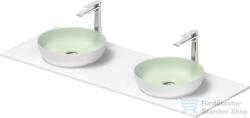 Duravit SIVIDA 2 db mosdó+141 cm-es pult kombináció Sivida bútorhoz, matt halványzöld/matt szatén fehér 268004FG00 (268004FG00)