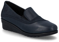 Rieker női bőr bebújós sötétkék félcipő L5356-14