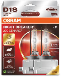  D1S xenon izzó Xenarc Night Breaker +220% 2db (4062172397735)