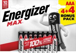 Energizer E303328000 Energizer Max E92 BP 8 4+4 ingyen (E303328000)