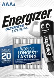 Energizer E301535702 Energizer Ultimate Lithium Mikroceruza AAA/4 LR03/4 (E301535702)