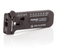 JOKARI ESD-Plus 003 Mikro-Precíziós kábelcsupaszító, 0, 3-1mm (J40029) (J40029)