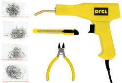 Drel műanyag hegesztőpisztoly készlet, 30 W, LED világítással (CON-GLT-1050)