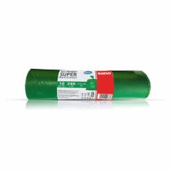 SANO Saci menajeri SANO Optima, 240 L, verde, 10 buc/rola (SN007036)