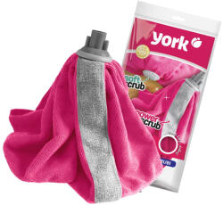 York Mikroszálas MOP fej súrolócsíkokkal (1db) RUBI - YORK - CLEAN HOUSE