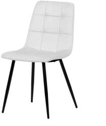  Étkezőszék, fehér, bársony szövet, DCL-X7015 WT2 (artDCL-X7015-WT2)