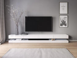  RTV FLY LE DOUBLE TV-állvány, fehér / fehér magasfényű, 1 ajtós (wipTVF280X00WMWG00111)