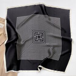  Luxus 100% eperfa selyem négyzet alakú sál nőknek, sokoldalú hajsál (Herbert) - allegro - 10 750 Ft