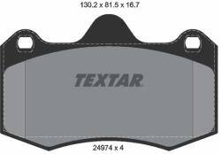 TEXTAR Sada brzdových platničiek kotúčovej brzdy TEXTAR 2497401 (2497401)