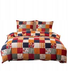  Ágyneműhuzat garnitúra Kétszemélyes kockás 200x200, 2 70X80 Ágyneműhuzat garnitúra