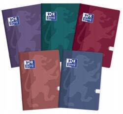 OXFORD Füzet A5 60 Lapos Kockás Borító Touch Kellemes Tapintású Vegyes Színek (4905212637500)