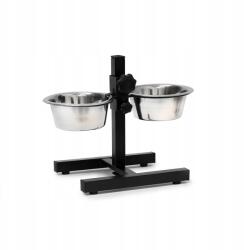 Relaxdays Két darabos fém függesztett tál szett szürke színben 0, 75 l (10019116)