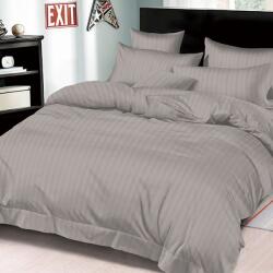 Pucioasa Ágyneműhuzat damaszt gumis, Premium, Finom pamut (flanel), Világosszürke, 180x200 (LGSM-73780)