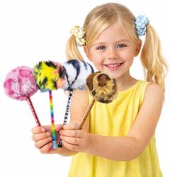 Stnux Golyóstoll többszínű Stnux Pom Pom Pomponik Szőrös Golyóstoll Kütyü Fur (stn5997)