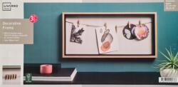 Livarno Képkeret Livarno 23 x 49 x 3 cm, zsinórokkal és csipeszekkel (5776)