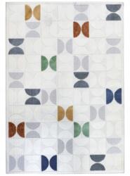 dywanypers Desire Szőnyeg 24662A Modern Mintás Krémszínű 80x150 (24662A cream art deco z frędzlami kolorowy)