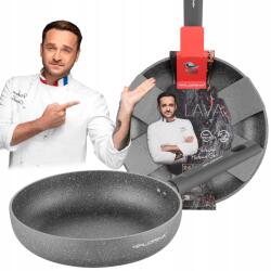 FLORINA Lava Stone szürke 26 cm Mély Serpenyő (1P0136)