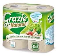 Grazie Natural toalettpapír 4 db - menteskereso